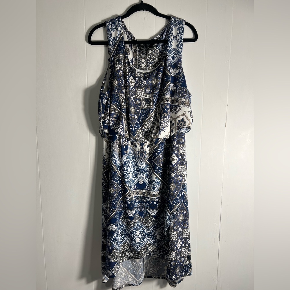 Style & Co Sleeveless Asymmetrical Midi Dress S24